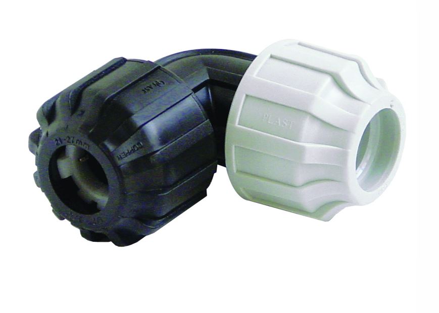 Premium Plast MDPE Universal Transition 90 Elbows Geoquip